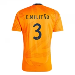 Real Madrid Fodboldtrøjer 2024-25 E. Militao #3 Udebanetrøje Mænd