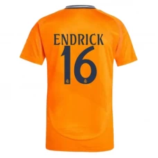 Real Madrid Fodboldtrøjer 2024-25 Endrick #16 Udebanetrøje Mænd