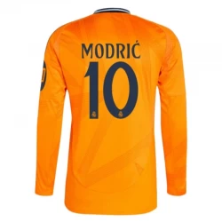 Real Madrid Fodboldtrøjer 2024-25 HP Modric #10 Udebanetrøje Mænd Lange Ærmer