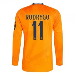 Real Madrid Fodboldtrøjer 2024-25 HP Rodrygo #11 Udebanetrøje Mænd Lange Ærmer