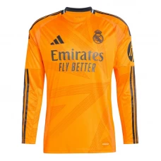 Real Madrid Fodboldtrøjer 2024-25 HP Udebanetrøje Mænd Lange Ærmer