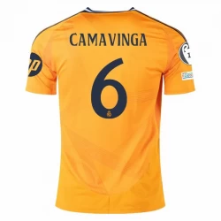 Real Madrid Fodboldtrøjer 2024-25 UCL Eduardo Camavinga #6 Udebanetrøje Mænd