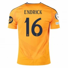 Real Madrid Fodboldtrøjer 2024-25 UCL Endrick #16 Udebanetrøje Mænd