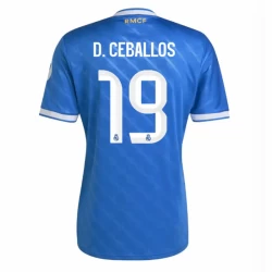 Real Madrid Fodboldtrøjer D. Ceballos #19 2025-26 Tredjetrøje Mænd