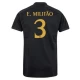 Real Madrid Fodboldtrøjer E. Militao #3 2023-24 Tredjetrøje Mænd