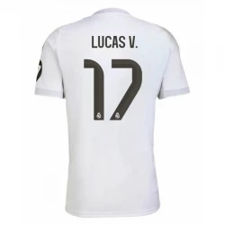 Real Madrid Lucas V. #17 Fodboldtrøjer 2025-26 Hjemmebanetrøje Mænd