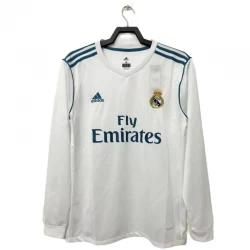 Real Madrid Retro Trøje 2017-18 Hjemmebane Mænd Lange Ærmer