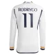 Real Madrid Rodrygo #11 Fodboldtrøjer 2023-24 Hjemmebanetrøje Mænd Lange Ærmer