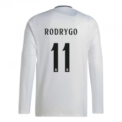 Real Madrid Rodrygo #11 Fodboldtrøjer 2024-25 Hjemmebanetrøje Mænd Lange Ærmer