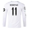 Real Madrid Rodrygo #11 Fodboldtrøjer 2024-25 HP Hjemmebanetrøje Mænd Lange Ærmer