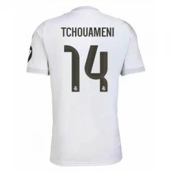 Real Madrid Tchouameni #14 Fodboldtrøjer 2025-26 Hjemmebanetrøje Mænd