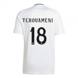 Real Madrid Tchouameni #18 Fodboldtrøjer 2024-25 Hjemmebanetrøje Mænd