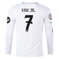 Real Madrid Vinicius Junior #7 Fodboldtrøjer 2024-25 HP Hjemmebanetrøje Mænd Lange Ærmer
