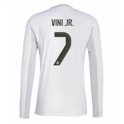 Real Madrid Vinicius Junior #7 Fodboldtrøjer 2025-26 Hjemmebanetrøje Mænd Lange Ærmer
