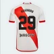 River Plate Aliendro #29 Fodboldtrøjer 2023-24 Hjemmebanetrøje Mænd
