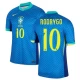Rodrygo #10 Brasilien Fodboldtrøjer Copa America 2024 Udebanetrøje Mænd