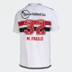 São Paulo FC M. Paulo #32 Fodboldtrøjer 2023-24 Hjemmebanetrøje Mænd