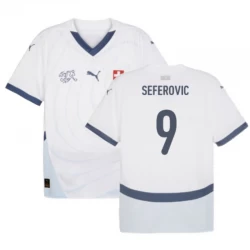 Seferovic #9 Schweiz Fodboldtrøjer EM 2024 Udebanetrøje Mænd