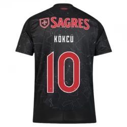 SL Benfica Fodboldtrøjer 2024-25 Kokcu #10 Udebanetrøje Mænd
