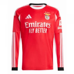 SL Benfica Fodboldtrøjer 2025-26 Hjemmebanetrøje Mænd Lange Ærmer
