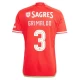 SL Benfica Grimaldo #3 Fodboldtrøjer 2023-24 UCL Hjemmebanetrøje Mænd