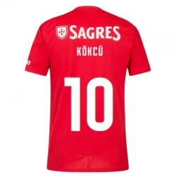 SL Benfica Kokcu #10 Fodboldtrøjer 2024-25 Hjemmebanetrøje Mænd
