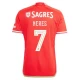 SL Benfica Neres #7 Fodboldtrøjer 2023-24 UCL Hjemmebanetrøje Mænd