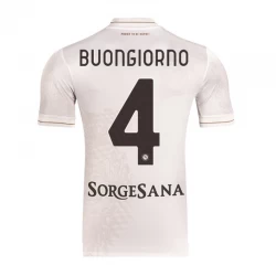 SSC Napoli Fodboldtrøjer 2025-26 Buongiorno #4 Udebanetrøje Mænd