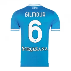 SSC Napoli Gilmour #6 Fodboldtrøjer 2025-26 Hjemmebanetrøje Mænd