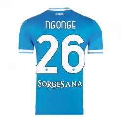 SSC Napoli Ngonge #26 Fodboldtrøjer 2025-26 Hjemmebanetrøje Mænd