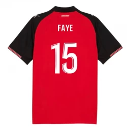 Stade Rennais FC Faye #15 Fodboldtrøjer 2025-26 Hjemmebanetrøje Mænd