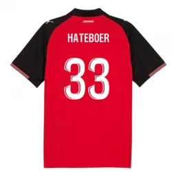 Stade Rennais FC Hateboer #33 Fodboldtrøjer 2025-26 Hjemmebanetrøje Mænd