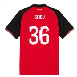 Stade Rennais FC Seidu #36 Fodboldtrøjer 2025-26 Hjemmebanetrøje Mænd