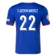 T. Hernandez #22 Frankrig Fodboldtrøjer EM 2024 Hjemmebanetrøje Mænd