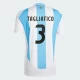 Tagliafico #3 Argentina Fodboldtrøjer Copa America 2024 Hjemmebanetrøje Mænd