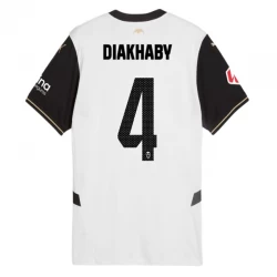 Valencia CF Diakhaby #4 Fodboldtrøjer 2024-25 Hjemmebanetrøje Mænd