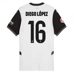 Valencia CF Diego Lopez #16 Fodboldtrøjer 2024-25 Hjemmebanetrøje Mænd