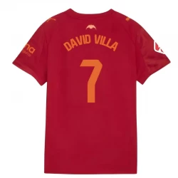 Valencia CF Fodboldtrøjer 2025-26 David Villa #7 Udebanetrøje Mænd
