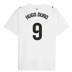 Valencia CF Hugo Duro #9 Fodboldtrøjer 2025-26 Hjemmebanetrøje Mænd