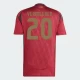 Vermeeren #20 Belgien Fodboldtrøjer EM 2024 Hjemmebanetrøje Mænd