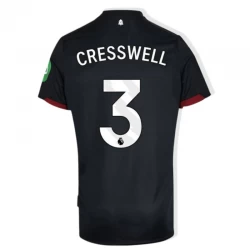 West Ham United Fodboldtrøjer 2024-25 Cresswell #3 Udebanetrøje Mænd