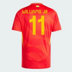 Williams Jr. #11 Spanien Fodboldtrøjer EM 2024 Hjemmebanetrøje Mænd