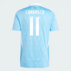 Yannick Carrasco #11 Belgien Fodboldtrøjer EM 2024 Udebanetrøje Mænd
