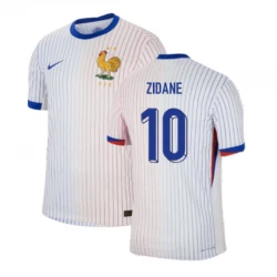 Zinédine Zidane #10 Frankrig Fodboldtrøjer EM 2024 Udebanetrøje Mænd